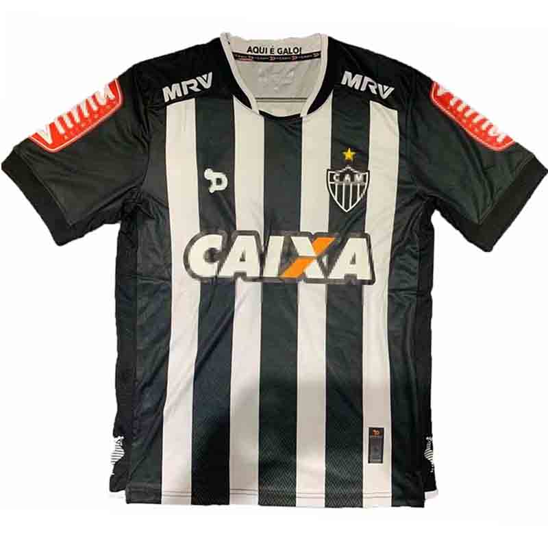 Camiseta Atlético Mineiro Negro/Blanco Retro